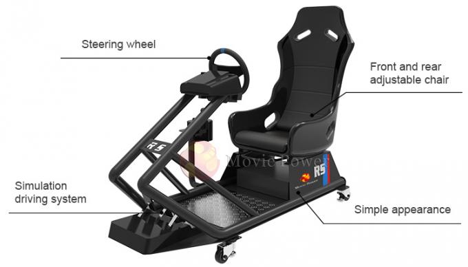 Simulador del juego de Seat VR de la simulación de la conducción de automóviles del entretenimiento del centro comercial 1