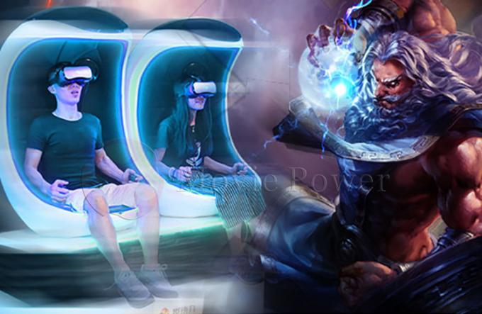 Sistema eléctrico del simulador del huevo de los asientos VR del cine 2 de la realidad virtual 0