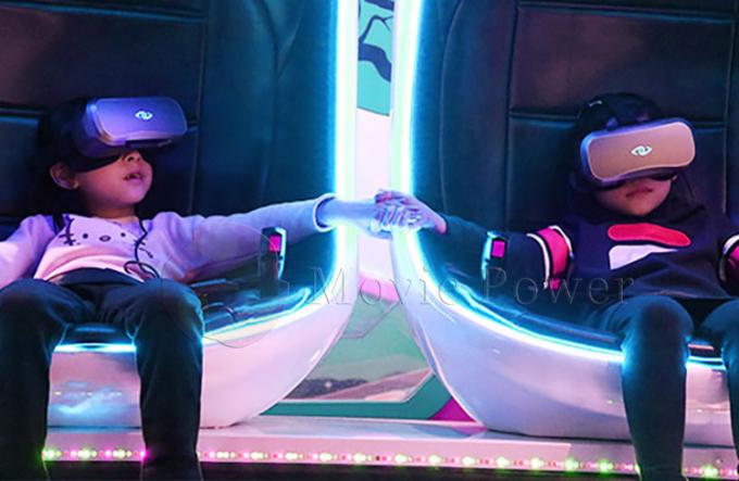 Sistema eléctrico del simulador del huevo de los asientos VR del cine 2 de la realidad virtual 1