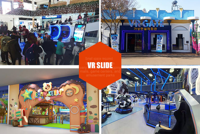Deslizamiento 9d Vr Máquina de Juego Simulador de Movimiento Juego Arcade Cine 9d Patinete Para Parque de Entretenimiento 1