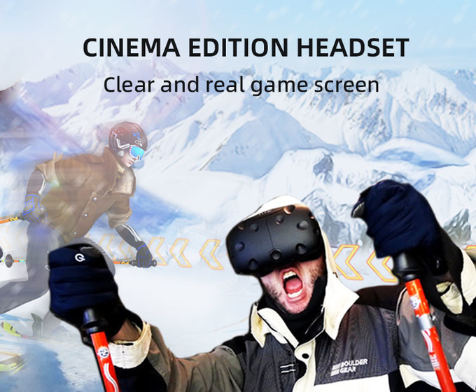 Simulador de esquí en interiores Simulador de tabla de nieve 9d Realidad virtual VR Simulador de máquinas Equipo de parque de diversiones 6