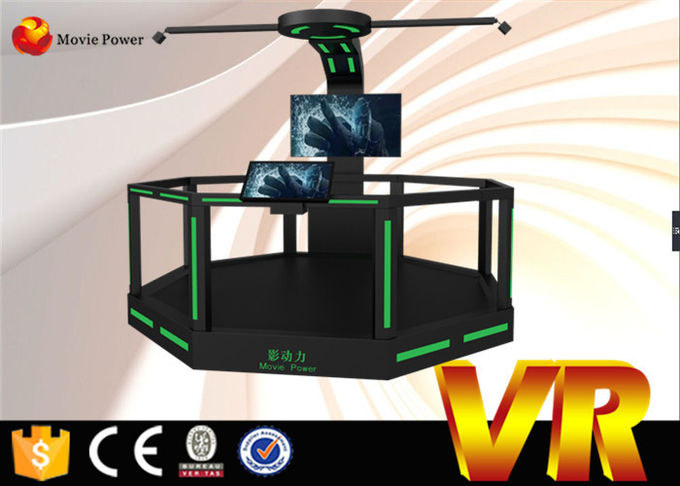 Equipo portátil del entretenimiento del simulador de la realidad virtual de la máquina de juego del tiroteo del arma de VR 0