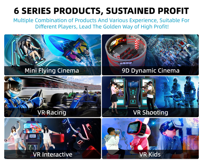 El Time Machine estupendo virtual comercial del simulador 9D VR de la realidad vuela el equipo de juego 1