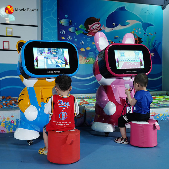 simulador de mano de fichas de los vidrios VR de la máquina de juego de los niños de la realidad virtual 9D VR 1