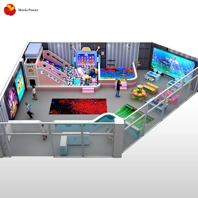 Sistema de proyección interactivo mágico del piso de los juegos 3d de los niños 0