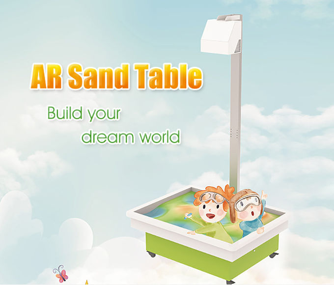 Caja interactiva de la arena de la proyección de AR de los juegos de los niños interiores del sistema interactivo 0