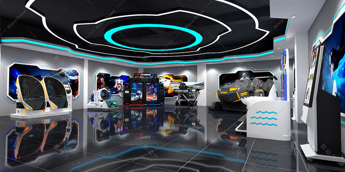 parque temático de 10-1000m2 9D VR con la experiencia Hall Zone de Arcade Game Machine Virtual Reality 0