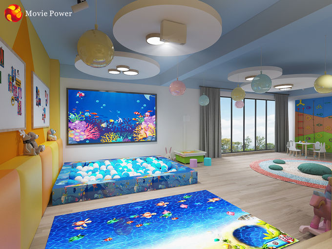 Proyector interactivo del holograma de la tierra de los juegos 3d del entretenimiento de los niños 1