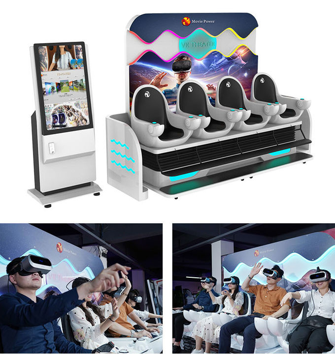 La mayoría del simulador real 9D VR del cine de la silla del huevo de la experiencia 9D VR de la realidad virtual 0