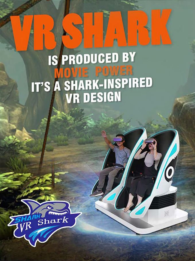 El producto 2 del parque de Amusent de la realidad virtual asienta el simulador del cine de la silla de Vr del huevo 9d 0