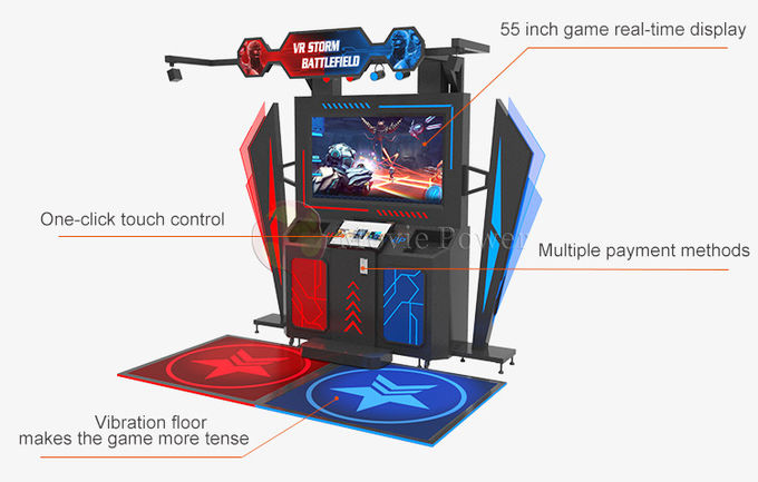 Infinity Battle VR Juegos de Tiro Multijugador 9d Shooter Simulador de Arma Juego de Arcade Para Comercial 2