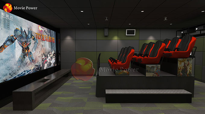 200 sistema interactivo del simulador de la máquina de juego del arma del poder de la película del cine de los asientos 7D 1
