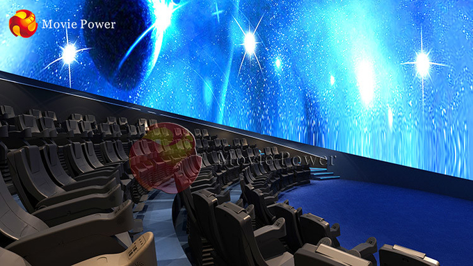 200 cine de la bóveda del parque temático de Seat del teatro del movimiento de la fibra de vidrio 5d de los asientos 0