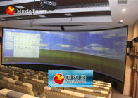 360 simulador grande del cine 4D de la pantalla 4D del grado para 100-200 personas