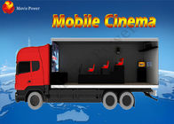 Juegos espantosos de la experiencia 7D del camión móvil visual de gama alta del cine