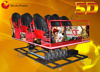 5D cine eléctrico popular 5D que conduce asientos del simulador 2-100