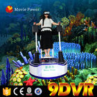 Cine blanco del videojuego 9d VR que se levanta el grado 200kg del cine 360 de la acción 9D