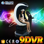 El juego emocionado 1 asienta asientos atractivos del huevo del movimiento del simulador del cine de la realidad virtual 9d