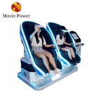 Parque temático 9D VR Egg Chair Simulator VR Shark Motion Cinema 2 asientos
