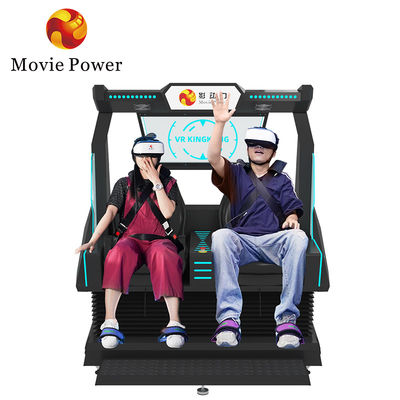 2 asientos montaña rusa 9d Vr Cine simulador silla de movimiento realidad virtual máquina de juego arcade
