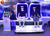 simulador formado huevo eléctrico de la silla del movimiento VR del grado del simulador de la realidad virtual 9D 360