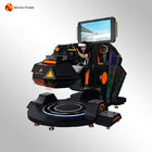 Máquina 9d de la simulación del cine VR 360 Flight Simulator de la montaña rusa