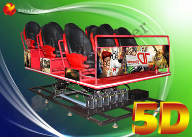 Plataforma eléctrica modificada para requisitos particulares 5d de 6 DOF que conduce el teatro del simulador 5 D