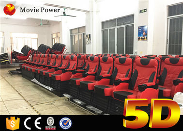 200 cine eléctrico del gran escala 4D de System 3 DOF de los asientos con efectos de la lluvia y sillas móviles