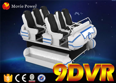 220V la familia eléctrica 6 de la silla del sistema 9D VR asienta conveniente para los niños y los adultos
