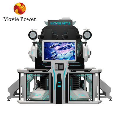 360 Vr Rotación montaña rusa Fly 9d Simulador de cine de doble asiento Equipo de patio de recreo interior