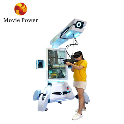 1 máquina del lanzamiento de Vr del jugador que coloca la máquina de juego del arma de la realidad virtual 9d de fichas