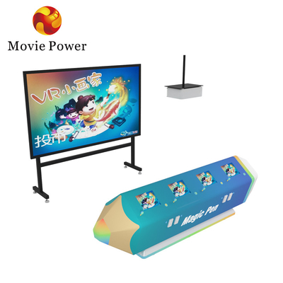 AR MR Proyector interactivo Juego de pared Niños Educación Juego de vídeo 3d Niños Máquina de pintura