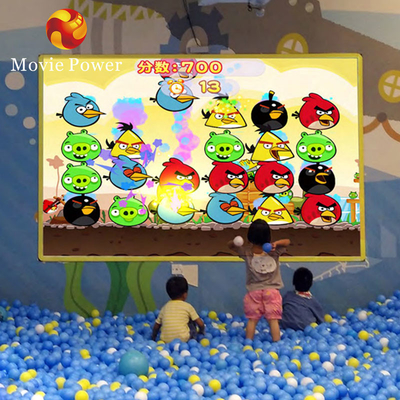 Juegos de proyección de pared de gran piso para niños Parque de juegos de interior Juego de pelota interactivo 3D para niños