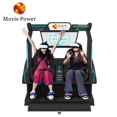5.0KW 9d VR Cinema 2 asientos montaña rusa VR silla arcade 4d 8d simulador de realidad virtual con disparo