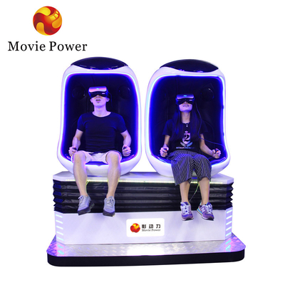 2 jugadores realidad virtual 9d Egg Chair Vr Roller Coaster juego máquina
