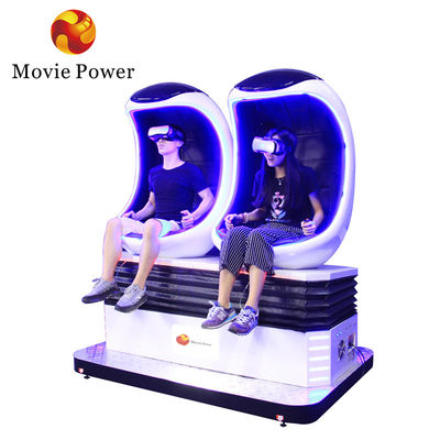 Parque de diversiones Vr 9D Simulador de movimiento Juego interactivo 9D Realidad virtual Cine de huevo