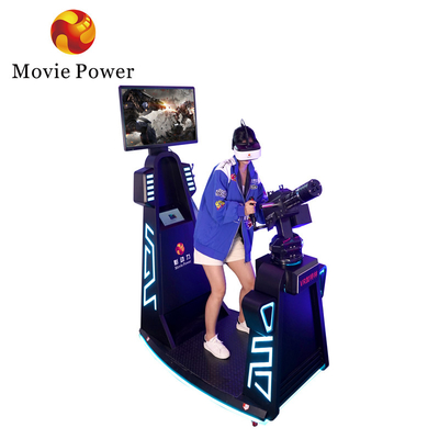 Realidad virtual Gatling Gun Juego 9d VR Simulador de tiro Zombie Arcade Machine