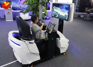 El coche del simulador de los juegos 9D VR de los coches de competición de los niños indica competir con la máquina del simulador