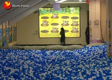 Zona interactiva de la diversión de los niños de los juegos VR del proyector de la bola mágica de AR