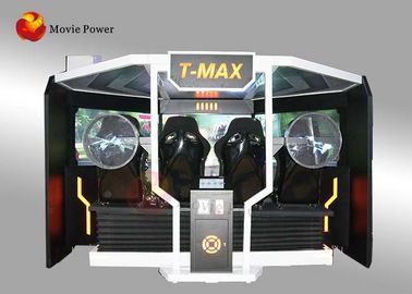 color video del negro de la máquina de juego del simulador del tiroteo del laser del arma de la arcada de 5D Tmax