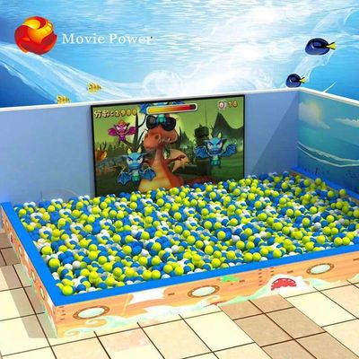 Equipo interactivo del juego de la bola de Zorbing del parque temático del proyector de AR del entretenimiento de los niños