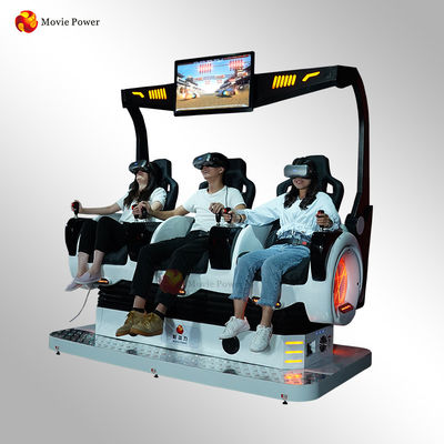 3 silla del cine de los asientos 360° 9D VR que tira los juegos interactivos para el centro comercial