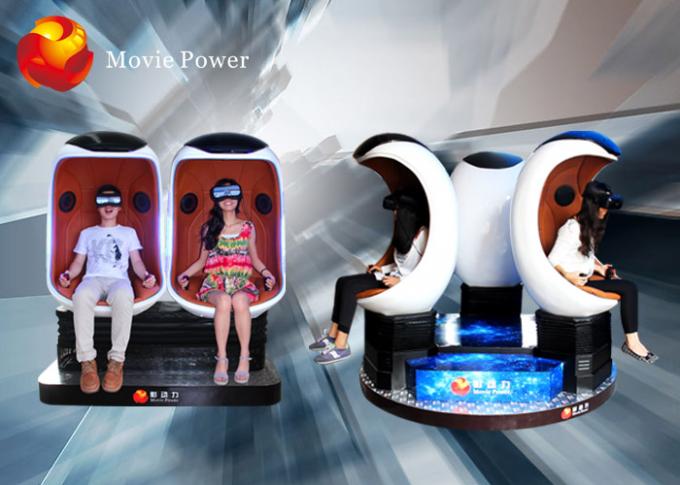 Sistema eléctrico interactivo el 1/2/3 cabinas del cine de la acción 9D de la realidad virtual 0