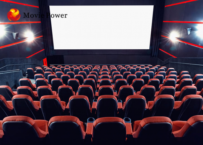 Sistema de lujo del teatro de la película 4D de HD con la plataforma del movimiento de 3 DOF 0