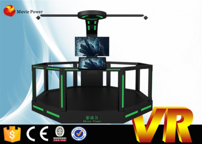 HTC VIVE 360 simulador del juego 9d VR del cine interactivo 9d del grado que camina para la alameda 0