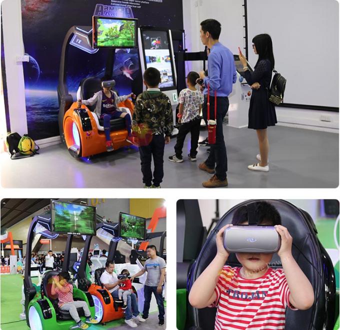 Máquina de juego de la realidad virtual del Kiddie de fichas/simulador del cine 9D 1