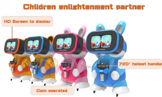 Desarrolle el robot interactivo de los niños de la máquina del cine de la inteligencia 9D VR del niño con los vidrios de VR 1