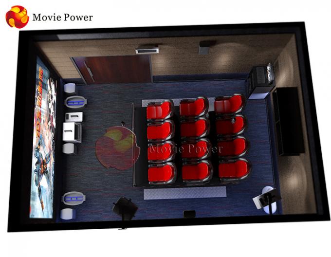 Gane a dinero el cine interactivo Seat del simulador de la máquina de videojuego 7d 0