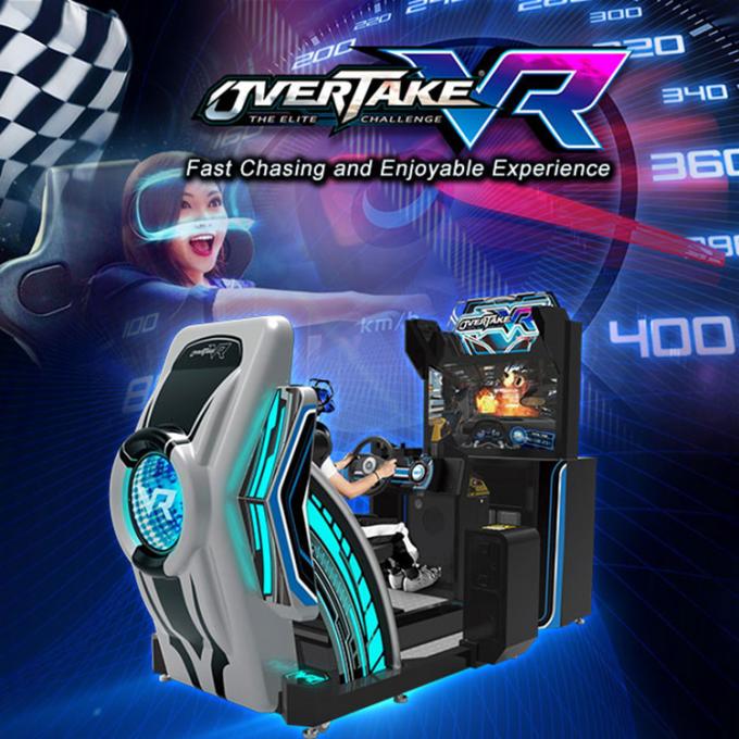 Arcade Game 9d que conduce la máquina de juegos de fichas del coche de competición de los niños del simulador 0