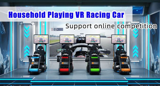 Pequeño juego casero VR hidráulico que compite con al conductor de coche del simulador Equipment 0.5KW 0